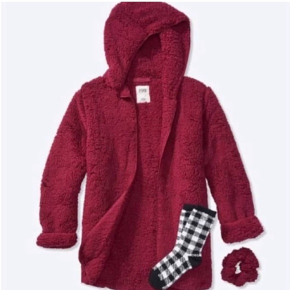 Pink Cozy Sherpa Gift Set One size - Picture 1 of 1